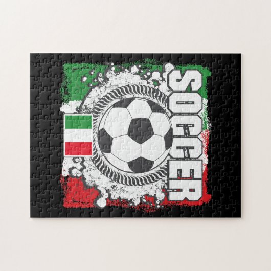 Voetbal Italië Legpuzzel (Horizontaal)