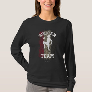 Voetbal Jemen Vlag Football Vrouwen Voetbal Meisje T-shirt