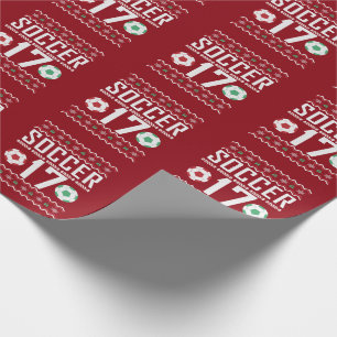 Voetbal Jersey 17 Ugly Kerstkeuken Cadeaupapier