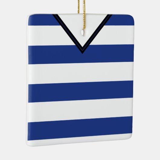  Voetbal Jersey Sjabloon Ornament (Rechts)