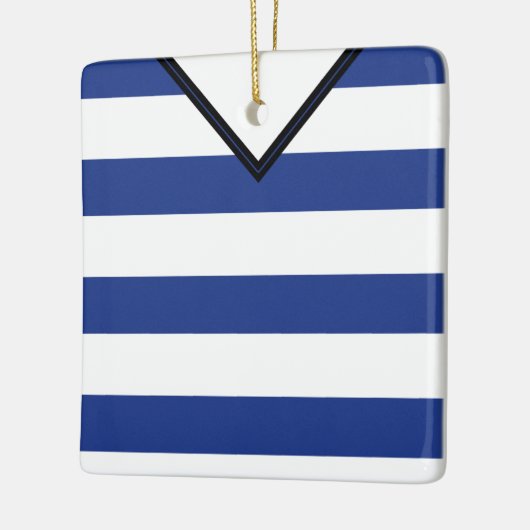  Voetbal Jersey Sjabloon Ornament (Links)