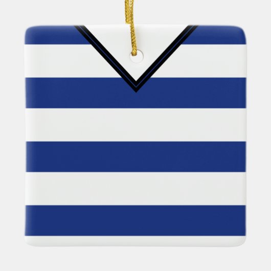  Voetbal Jersey Sjabloon Ornament (Voorkant)