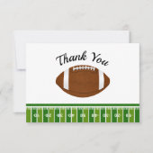 Voetbal Jongen Verjaardagsfeestje Bedankkaart (Voorkant)