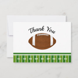 Voetbal Jongen Verjaardagsfeestje Bedankkaart