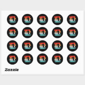 Voetbal Jongens Kinderen Mannen Ronde Sticker (Vel)