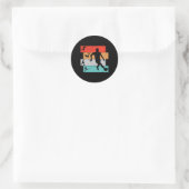 Voetbal Jongens Kinderen Mannen Ronde Sticker (Tas)