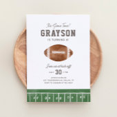 Voetbal Jongens Verjaardagsfeest Uitnodiging