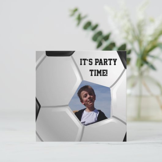 Voetbal Kaart (Staand voorkant)