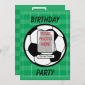  voetbal kaart (Voorkant / Achterkant)