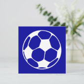 voetbal kaart (Staand voorkant)