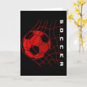 Voetbal kaart (Gele Bloem)