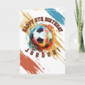 Voetbal  kaart (Voorkant)