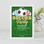 Voetbal Kaart (Staand voorkant)