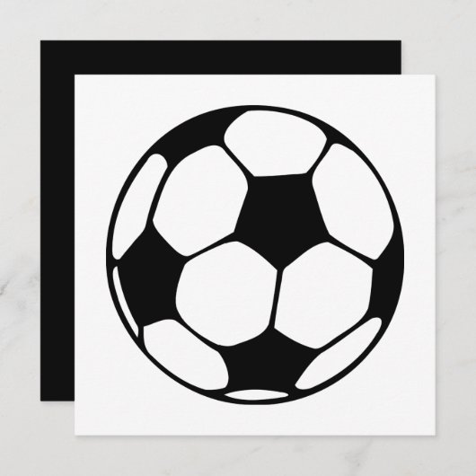 voetbal kaart (Voorkant / Achterkant)