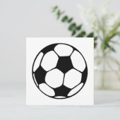 voetbal kaart (Staand voorkant)