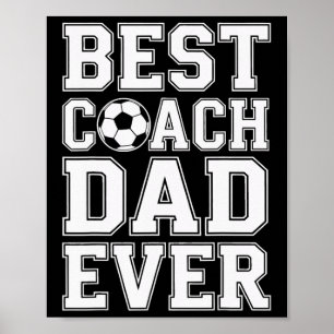 Voetbal Kampioen Beste Coach Papa Ooit Atletiek Me Poster