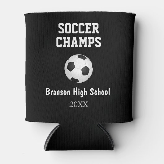 Voetbal Kampioen Feest Favor Blikjeskoeler (Voorkant)