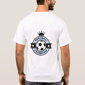 Voetbal Kampioen Vintage Badge T-Shirt Ontwerp