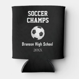 Voetbal Kampioenen Bal Feest Favoriet Drank Koeler