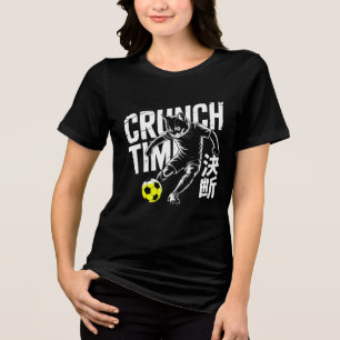 Voetbal Kat Dames T-shirt – Sportieve Cartoon Ontw