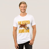 Voetbal Kat Doelman – Schattig Grappig Cadeau Tri-Blend Shirt (Voorkant volledig)