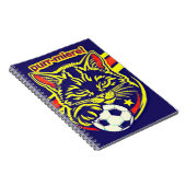 Voetbal Kat graphics Notitieboek (Rechterzijde)