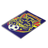 Voetbal Kat graphics Notitieboek (Linkerzijde)