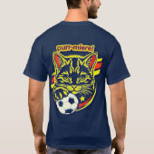 Voetbal Kat graphics T-shirt (Achterkant)