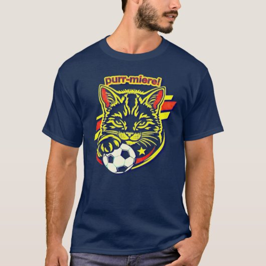 Voetbal Kat graphics T-shirt (Voorkant)