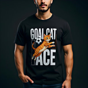 Voetbal Kat Grappig Cadeau - Mooie Kat Liefhebber T-shirt