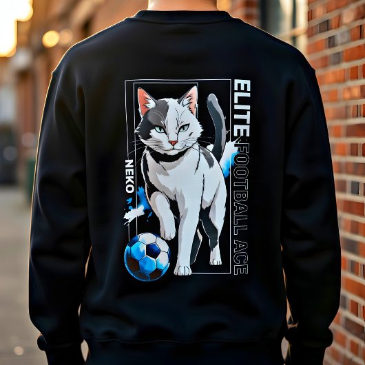Voetbal Kat Grappig Cadeau – Schattige Anime Voetb Trui