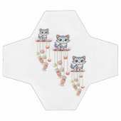 Voetbal kat kitten miauw chimes (Enkel)