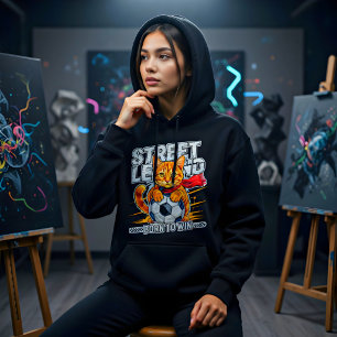 Voetbal Kat Legende – Grappig Voetbal Cadeau Hoodie