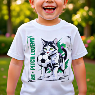Voetbal Kat Pitch Legende Grappig Cadeau voor Spor Tri-Blend Shirt