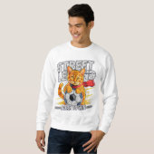 Voetbal Kat Straat Legende Grappig Cadeau  Trui (Voorkant volledig)