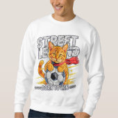 Voetbal Kat Straat Legende Grappig Cadeau  Trui (Voorkant)