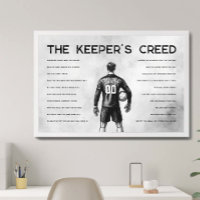Voetbal Keeper Creed Monogram Wit