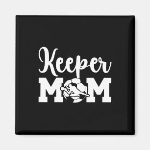 Voetbal Keeper Moeder Van Een Voetbal Keeper Moede Magneet