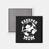 Voetbal Keeper Moeder Van Een Voetbal Keeper Moede Magneet (Voorkant / Achterkant)