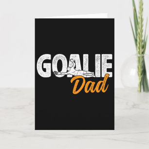 Voetbal Keeper Papa Van Een Voetbal Doelman Vader Kaart