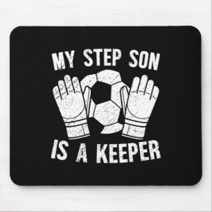 Voetbal Keeper Stiefvader Van Een Voetbaldoelman S Muismat