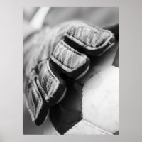 Voetbal Keeperhandschoenen Portret Close-up