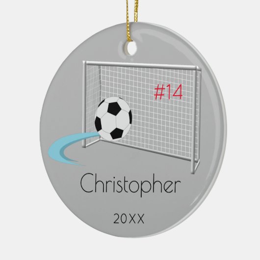 voetbal Keepomwille Ornament (Links)