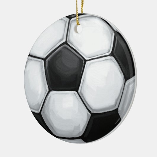 Voetbal Keramisch Ornament (Links)