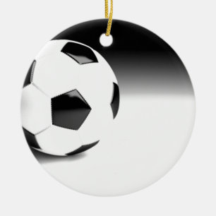 Voetbal Keramisch Ornament