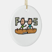 Voetbal Keramisch Ornament (Rechts)