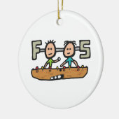Voetbal Keramisch Ornament (Links)