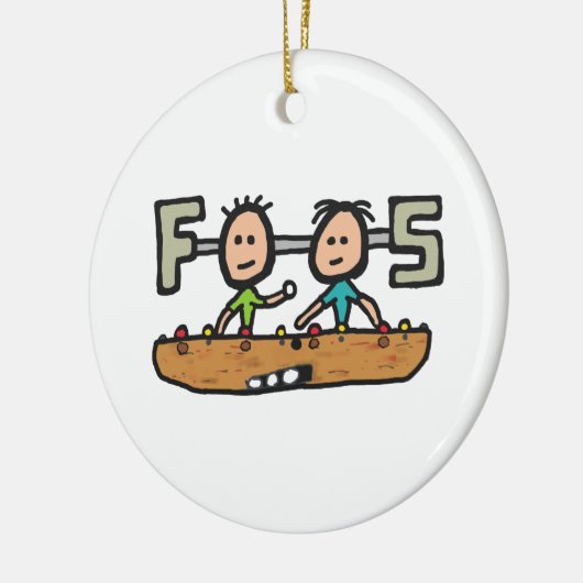 Voetbal Keramisch Ornament (Links)