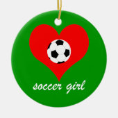 voetbal keramisch ornament (Voorkant)