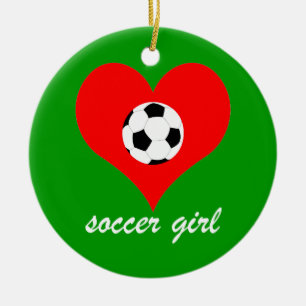 voetbal keramisch ornament